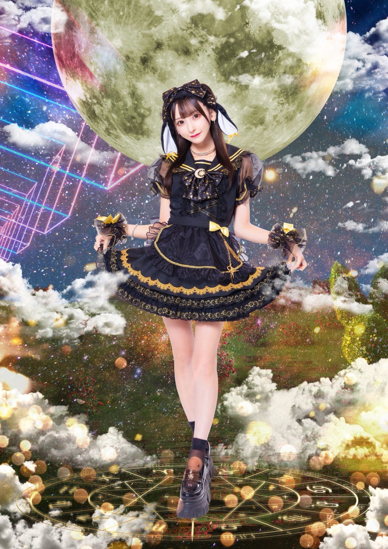 コンカフェ「月兎計画」キービジュアル