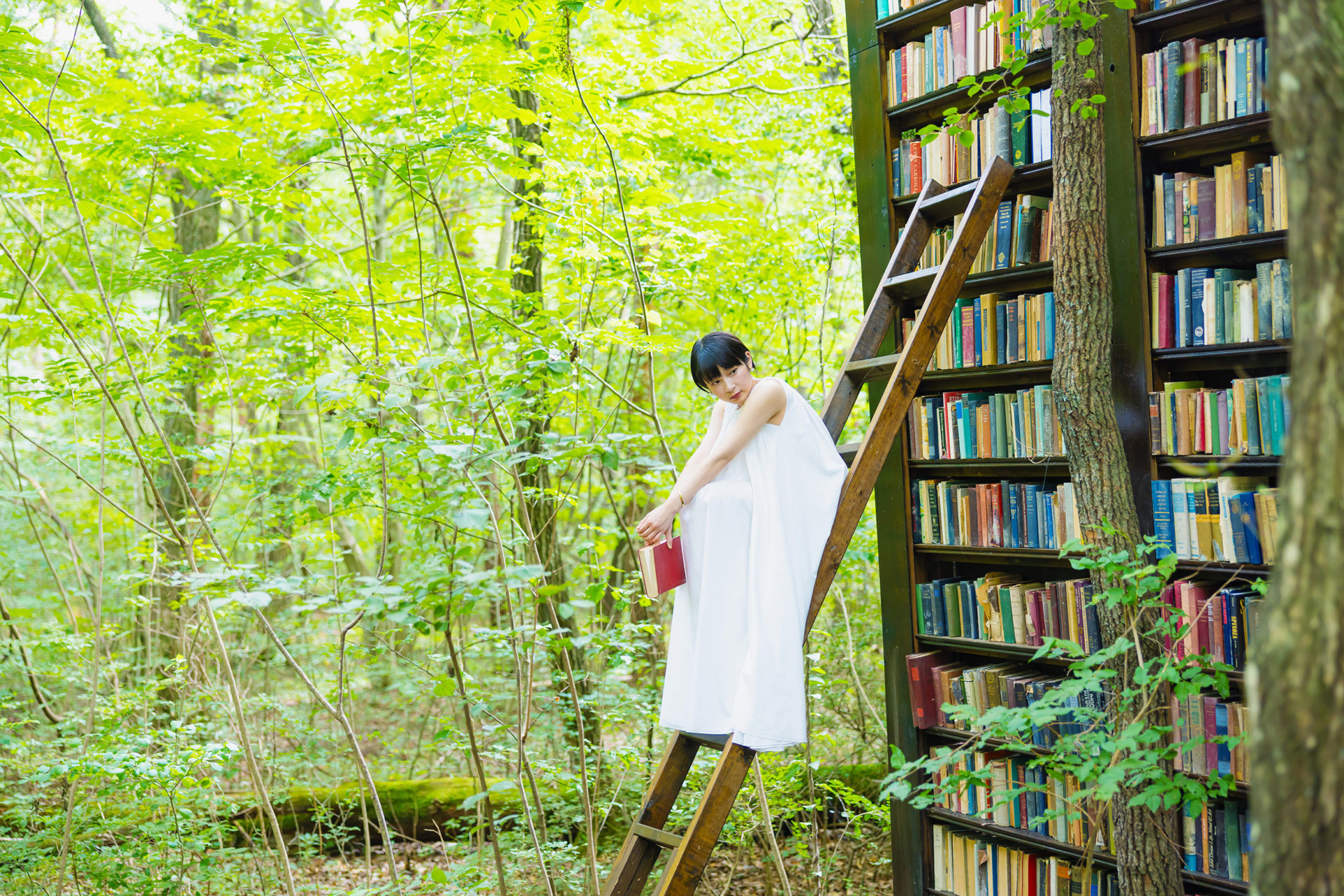 ユメノギャラリーKIN キービジュアル撮影 モデル石川瑠華